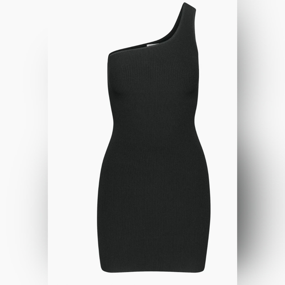 Artizia Babaton,‎ Sculpt Knit Ribbed One-Shoulder Dress, Size XS - Picture 2 of 6